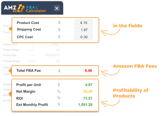 FREE  FBA Calculator - Seller Revenue, Fees & Profit